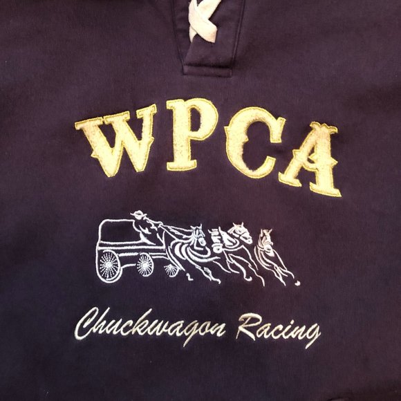 Chuckwagon Racing Half Mile of Hell Purple Hoodie - Picture 3 of 4